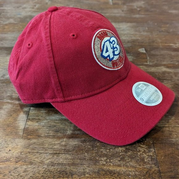 Women's New Era BUBBA WALLACE 9TWENTY Snapback Adjustable Hat 43 RARE Red NASCAR - Picture 2 of 5